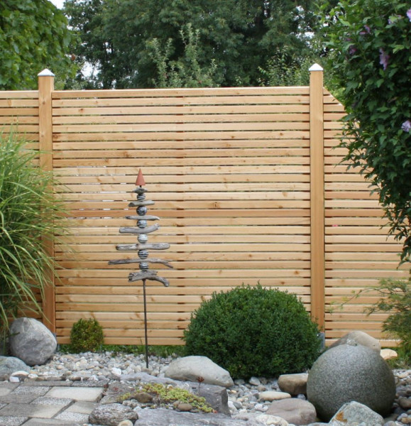 Lärche Rhombus Sichtschutz 180/180cm