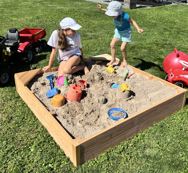 Sandkasten Lärche / Douglasie Stabil