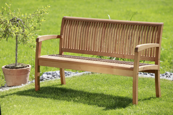 Bank 2 Sitzer Modena Gartenbank Robinie